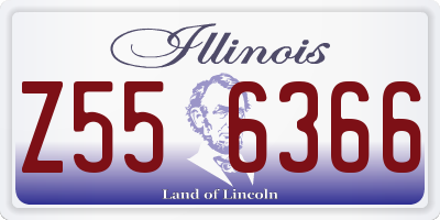 IL license plate Z556366