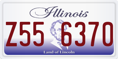 IL license plate Z556370