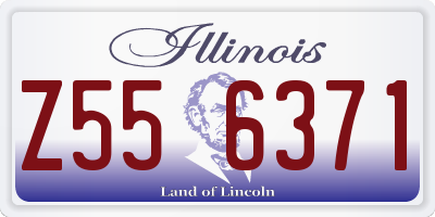IL license plate Z556371