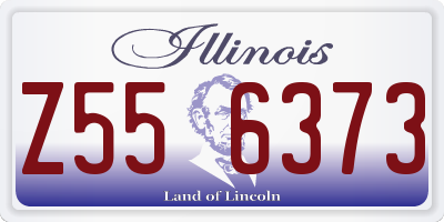IL license plate Z556373