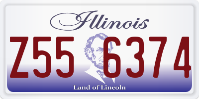 IL license plate Z556374