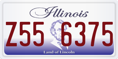 IL license plate Z556375