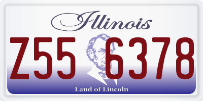 IL license plate Z556378