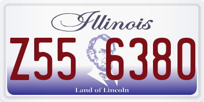 IL license plate Z556380