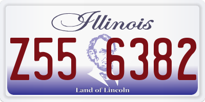 IL license plate Z556382