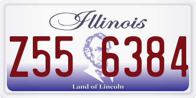 IL license plate Z556384