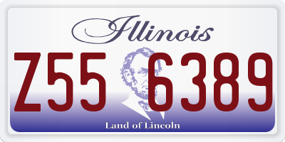 IL license plate Z556389