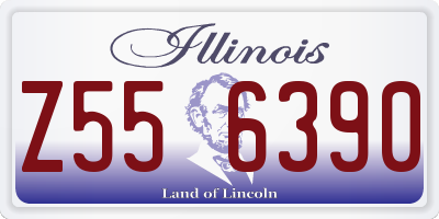 IL license plate Z556390