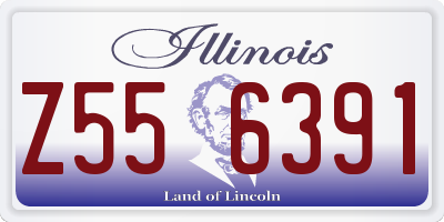 IL license plate Z556391
