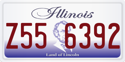 IL license plate Z556392