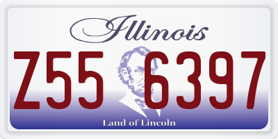 IL license plate Z556397