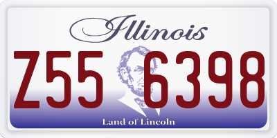 IL license plate Z556398