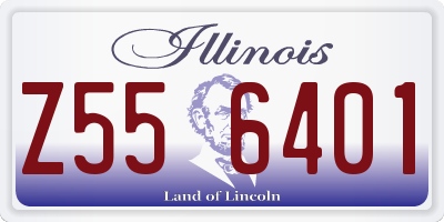 IL license plate Z556401
