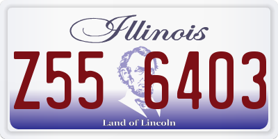 IL license plate Z556403