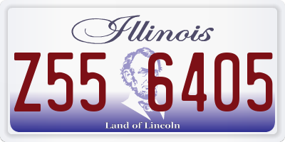IL license plate Z556405