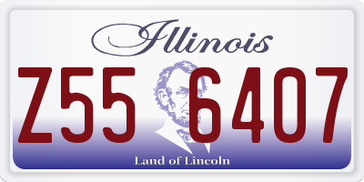 IL license plate Z556407