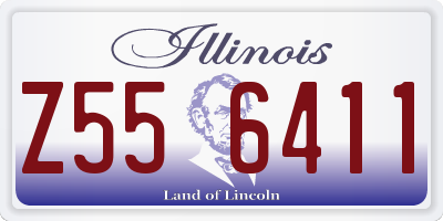 IL license plate Z556411