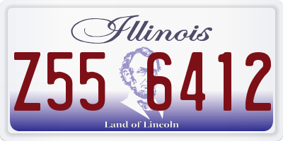 IL license plate Z556412