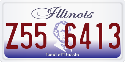 IL license plate Z556413