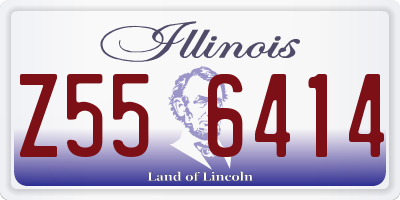 IL license plate Z556414