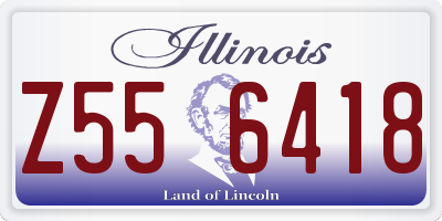 IL license plate Z556418