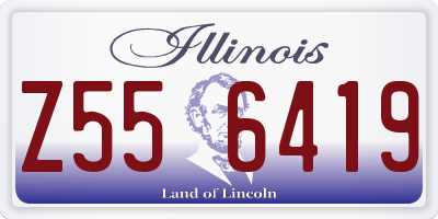 IL license plate Z556419