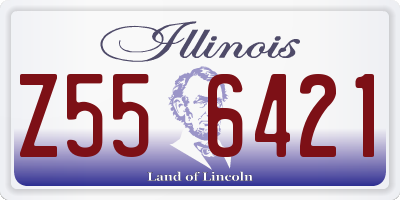IL license plate Z556421