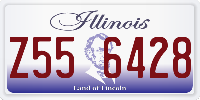 IL license plate Z556428
