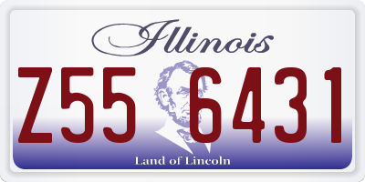 IL license plate Z556431