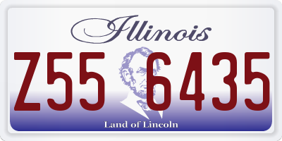 IL license plate Z556435