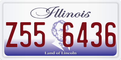 IL license plate Z556436