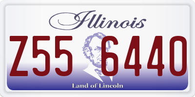IL license plate Z556440