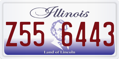 IL license plate Z556443