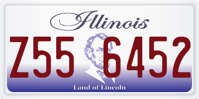 IL license plate Z556452