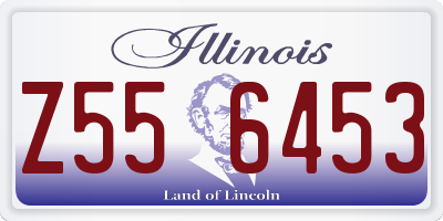 IL license plate Z556453