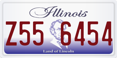 IL license plate Z556454