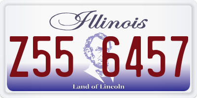 IL license plate Z556457