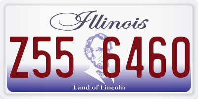 IL license plate Z556460
