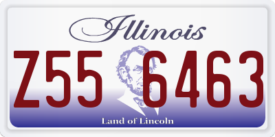 IL license plate Z556463