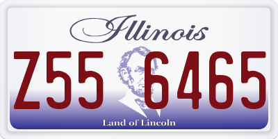 IL license plate Z556465
