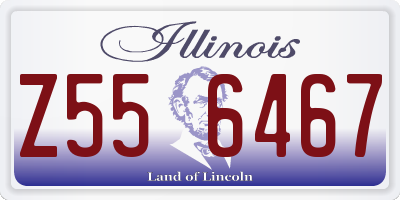 IL license plate Z556467