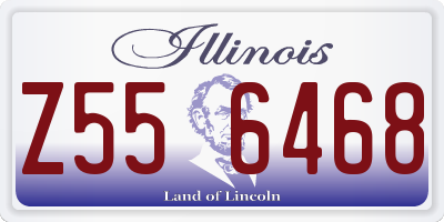 IL license plate Z556468
