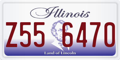IL license plate Z556470