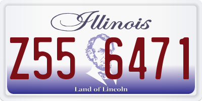 IL license plate Z556471