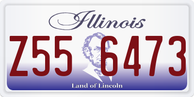 IL license plate Z556473