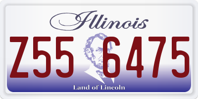 IL license plate Z556475