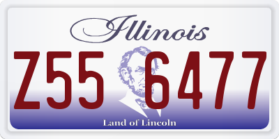 IL license plate Z556477