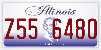 IL license plate Z556480