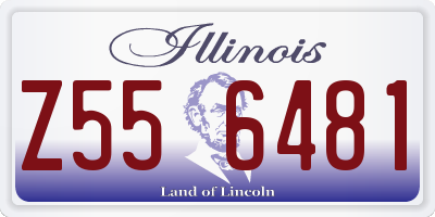IL license plate Z556481