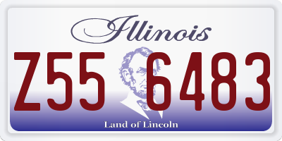 IL license plate Z556483